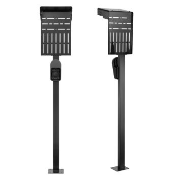 INLINE - Universal Wallbox-Standfuß mit EV-Ladekabel Halterung - schwarz