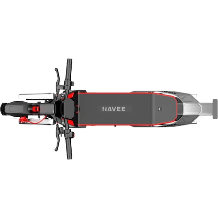 Navee XT5 Max DE E-Scooter (max. 20 km/h, bis zu 110 km, Tragfähigkeit 150kg, Hinterradantrieb, 2200W, Blinker)