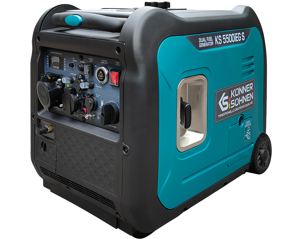 Könner & Söhnen LPG/Benzin Inverter Generator KS 5500iEG S