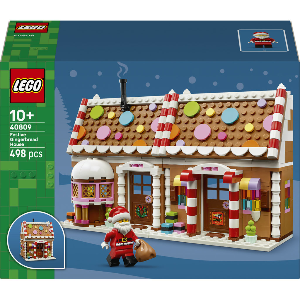 LEGO® Weihnachtliches Lebkuchenhaus - 40809