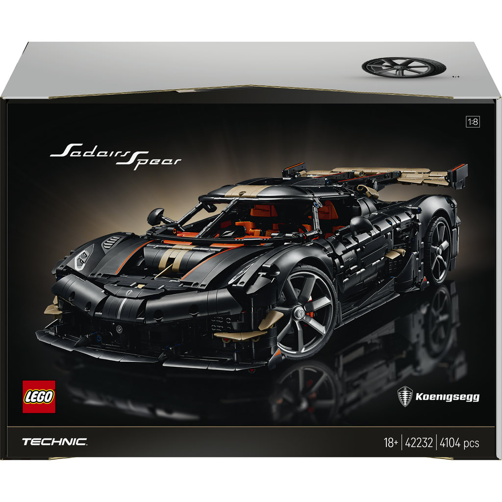 LEGO® Koenigsegg Sadair's Spear Hypercar - 42232