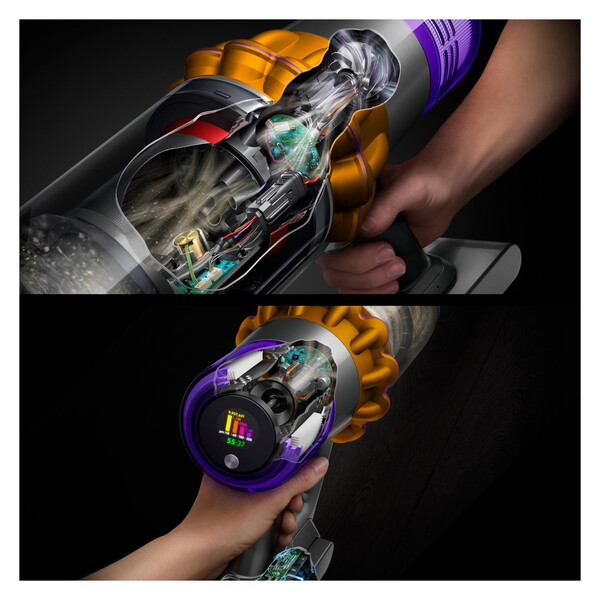 Dyson V15 Detect Aboslut Nickel Satin Gelb 494719-01