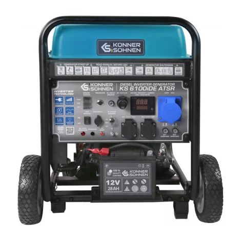 Könner & Söhnen KSB Diesel-Inverter-Generator 6100iDЕ ATSR Notstromaggregat Stromversorgung ATS