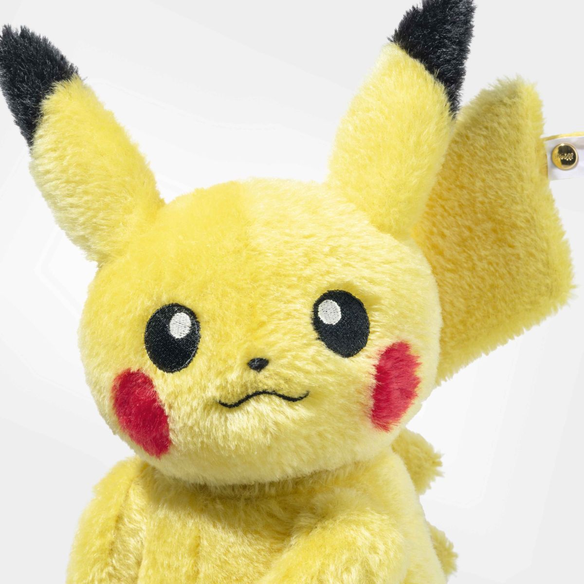 Steiff 356452 Pokemon Pikachu, Mohair, 21 cm, gelb