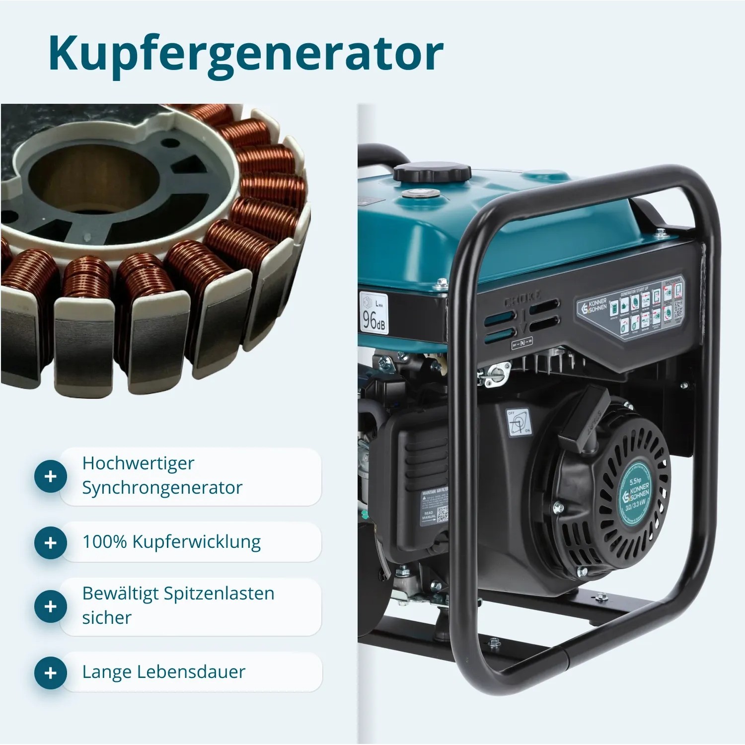 Könner & Söhnen Inverter-Generator KS 3300i