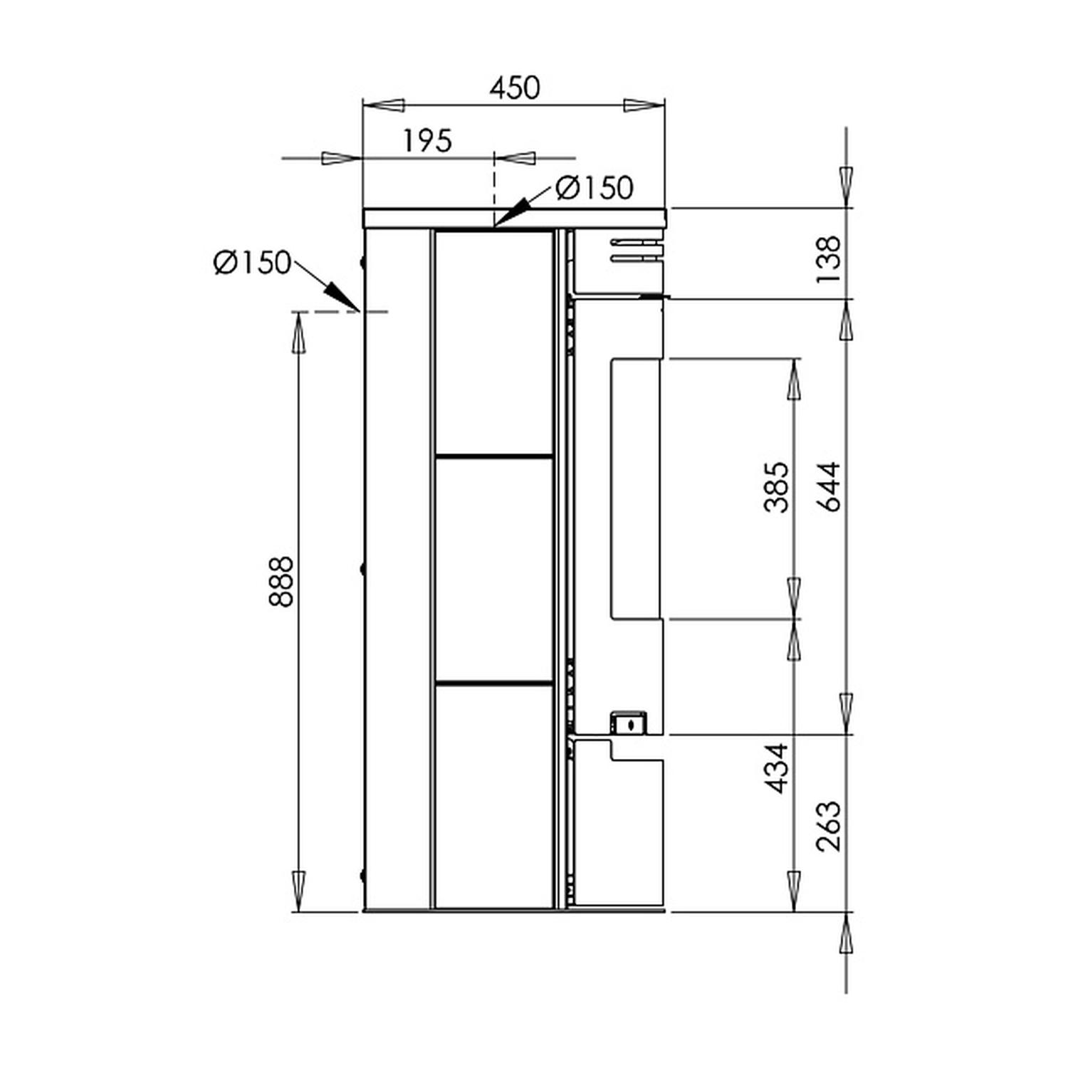 Aduro Kaminofen | Aduro 1.1 SK Speckstein | 6 kW