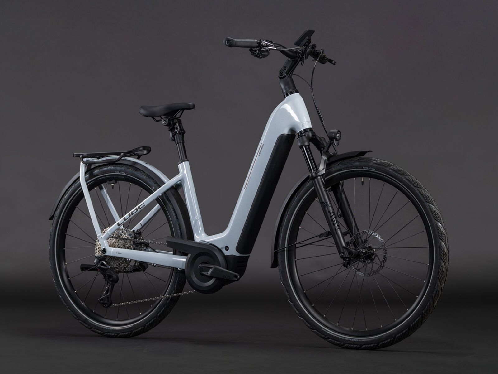 Cube Kathmandu Hybrid SLX 800 Easy Entry, foggrey´n´grey