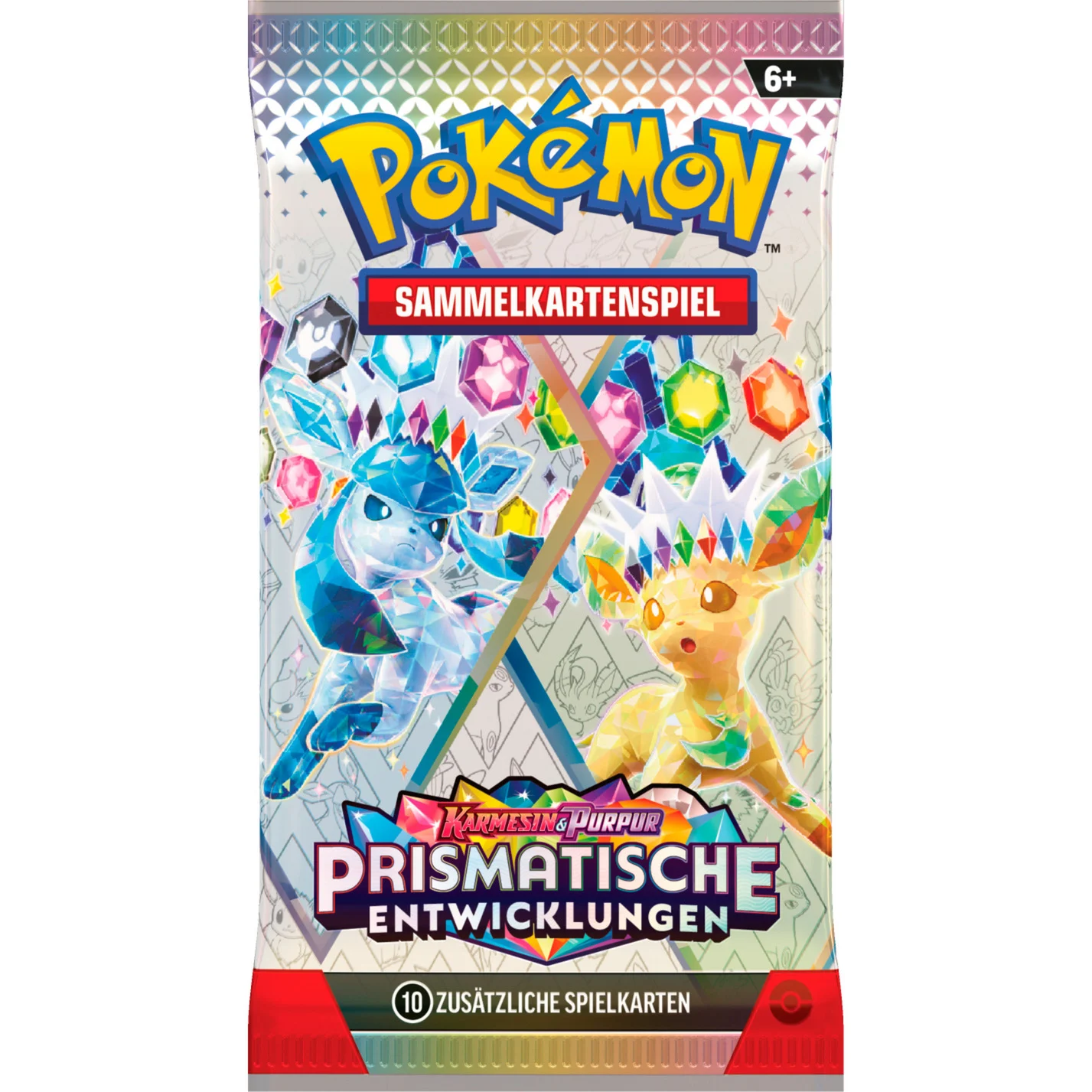 Pokémon-TCG: Karmesin & Purpur - Prismatische Entwicklungen - Boosterbundle, Sammelkarten