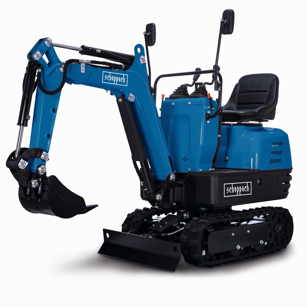 Scheppach Mini-Bagger 'EXC815' XXL-Set 8,5 PS