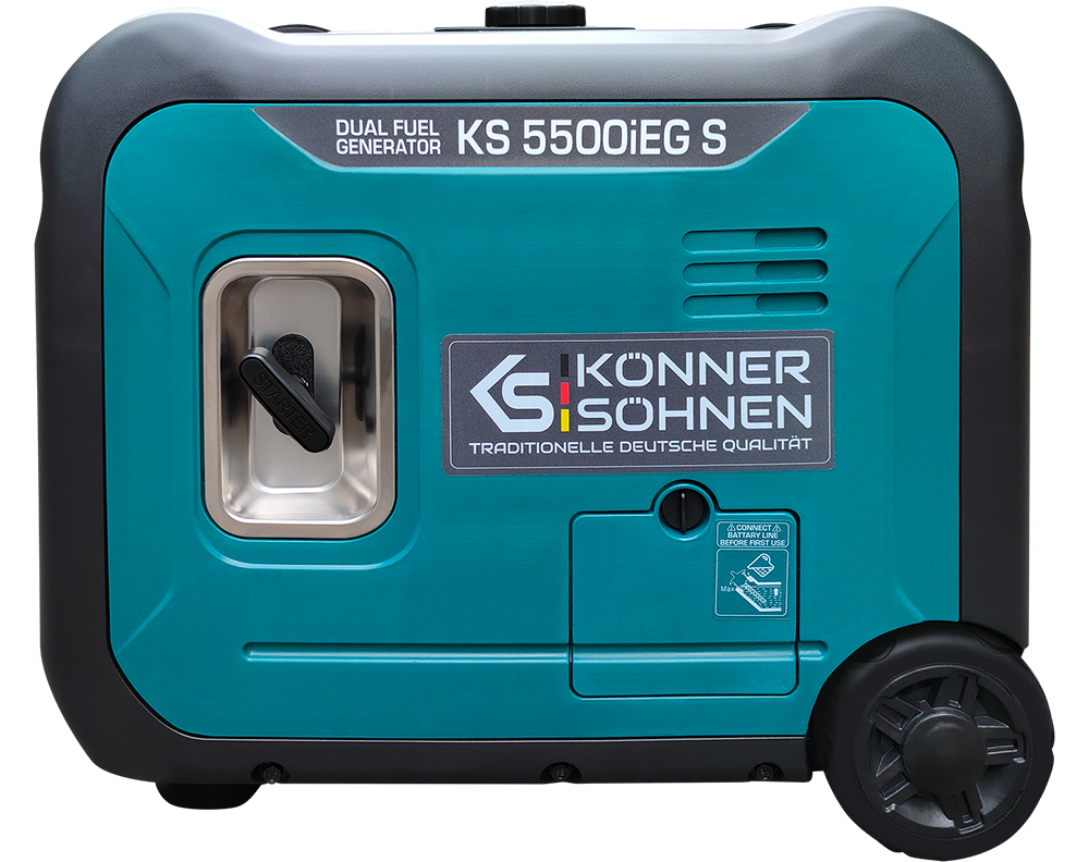 Könner & Söhnen LPG/Benzin Inverter Generator KS 5500iEG S