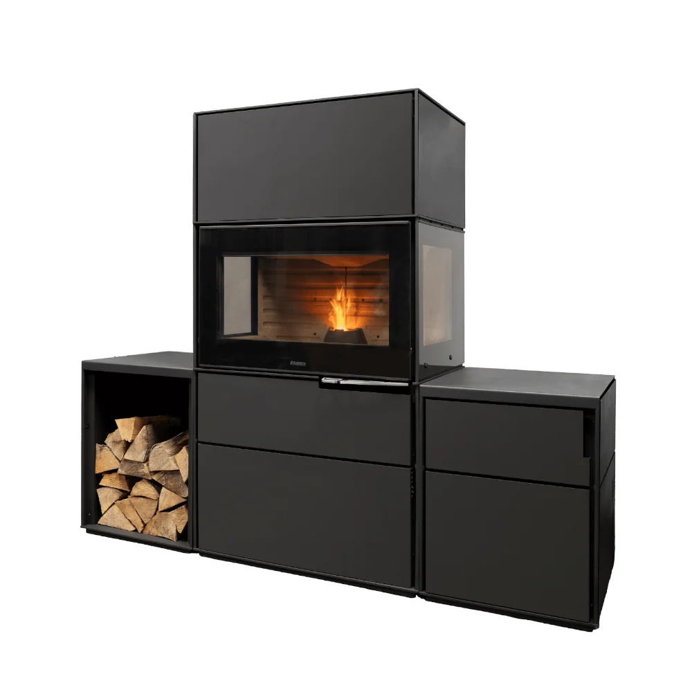 Aduro Hybridofen | H6 Lux | Premium | Holz und Pellets | 11 kW