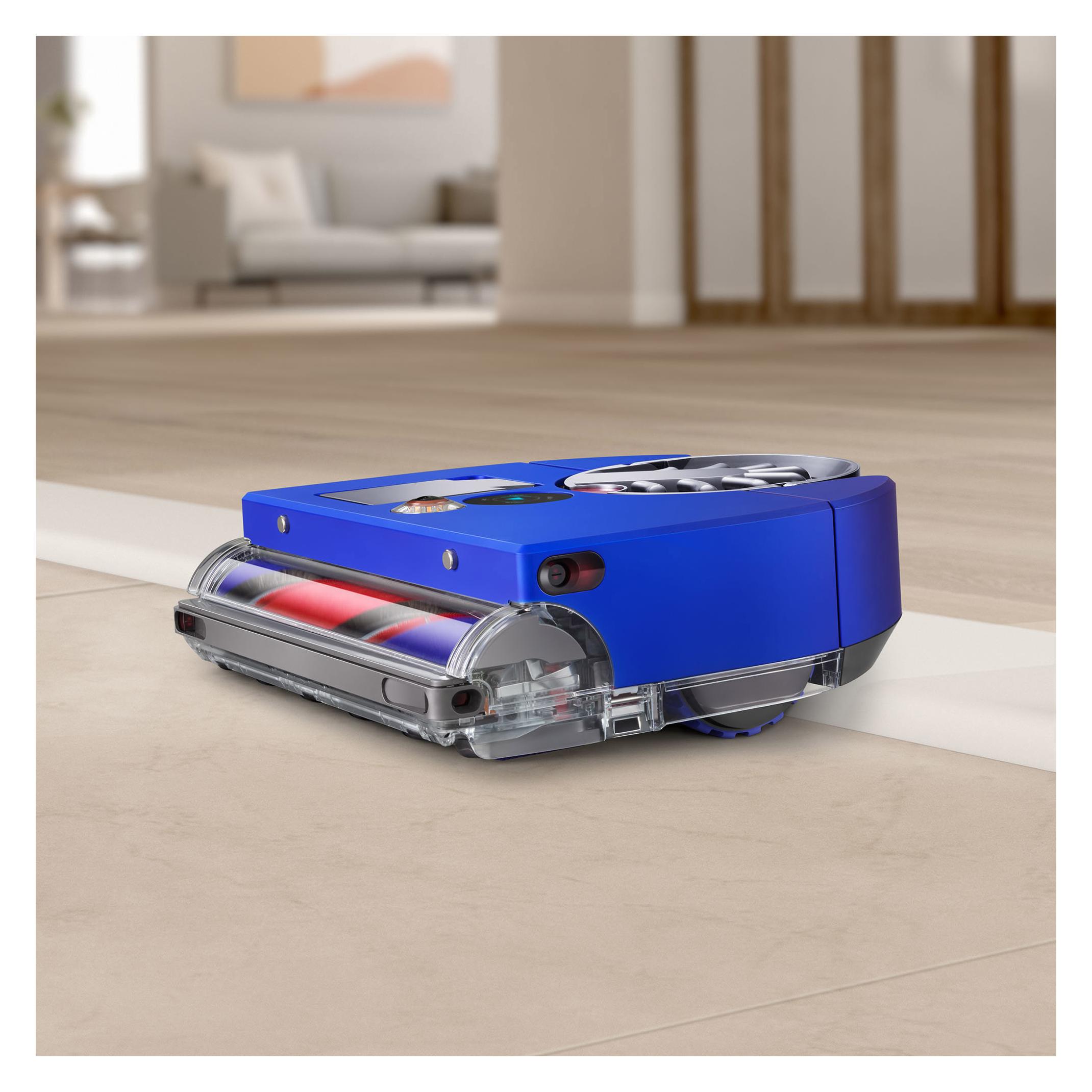 Dyson 360 Vis NAV™ Saugroboter, Vollbreite Bürste, entwickelt für alle Bodenarten (Blau/Nickel)