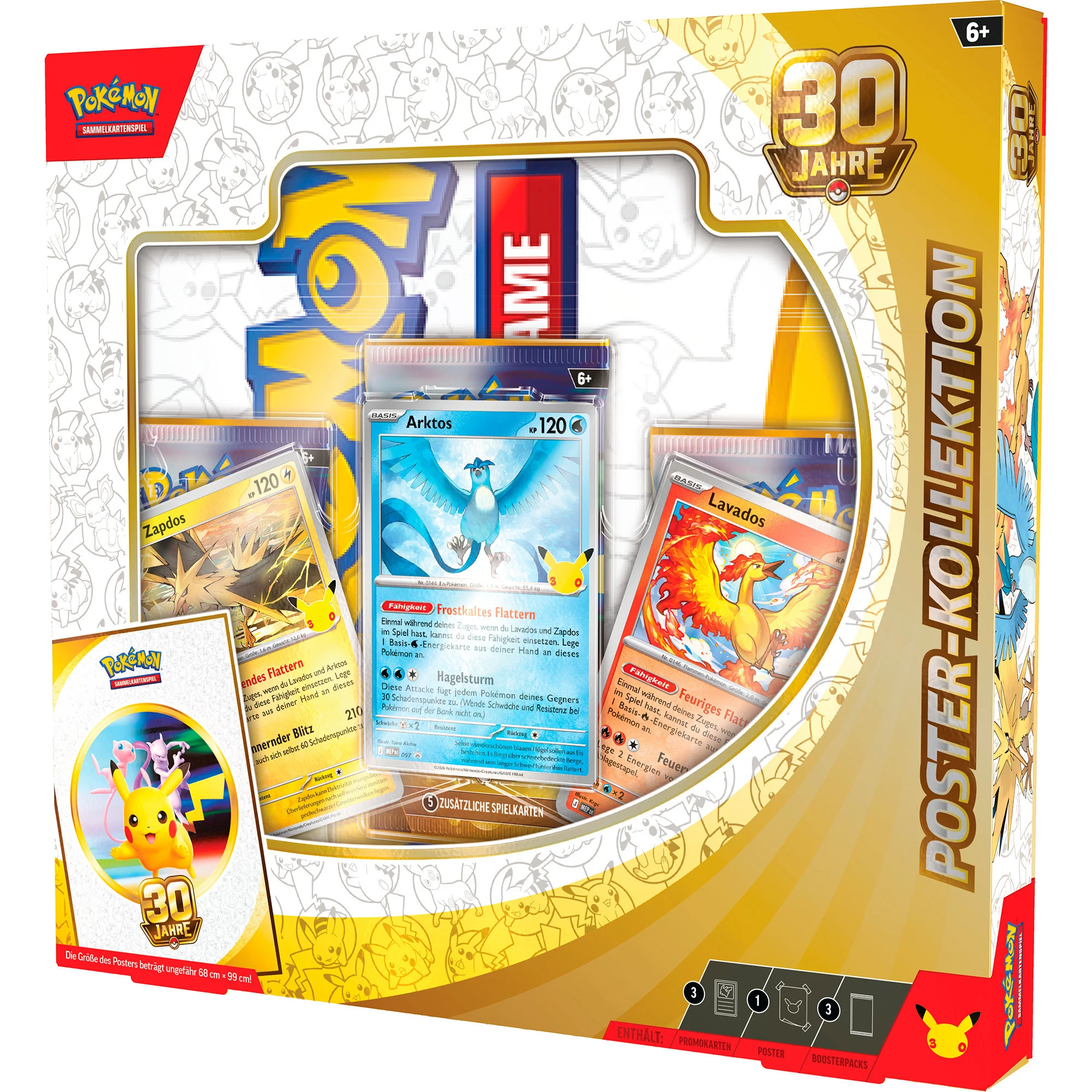 Pokémon-TCG: 30 Jahre - Poster-Kollektion, Sammelkarten