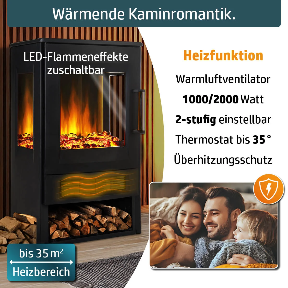 Ambiness Elektrokamin Magnus