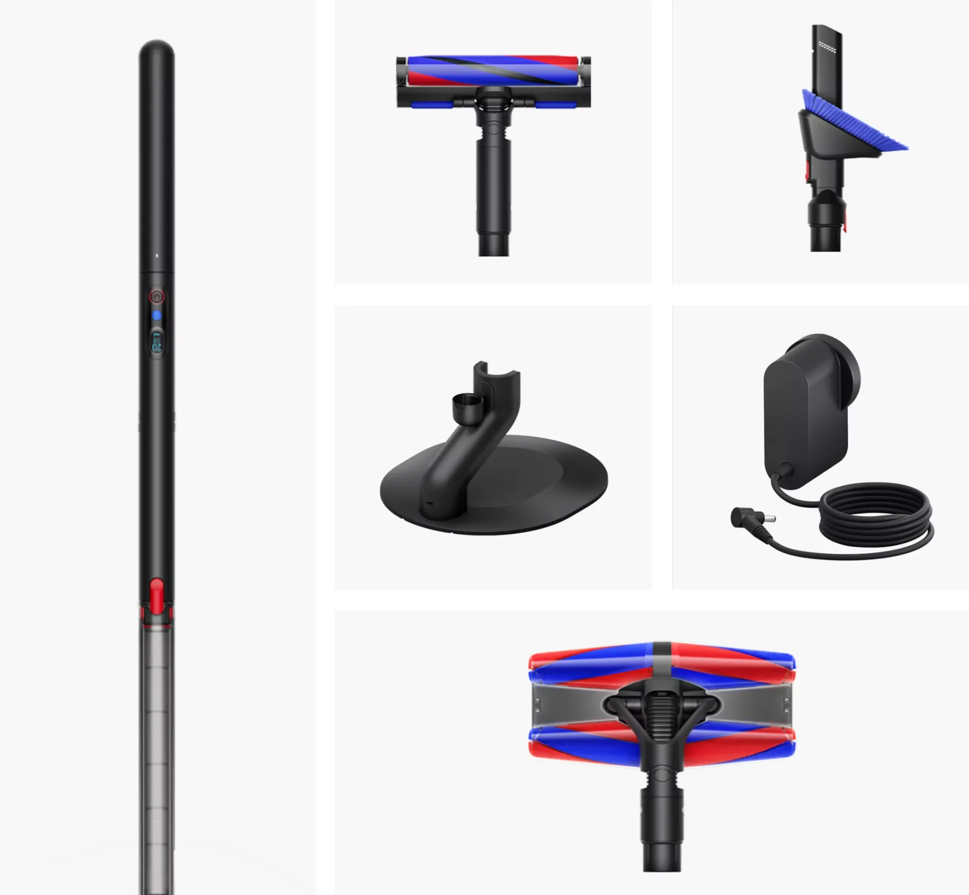 Dyson PencilVac Fluffycones Stabstaubsauger 55 AW Schwarz, Grau