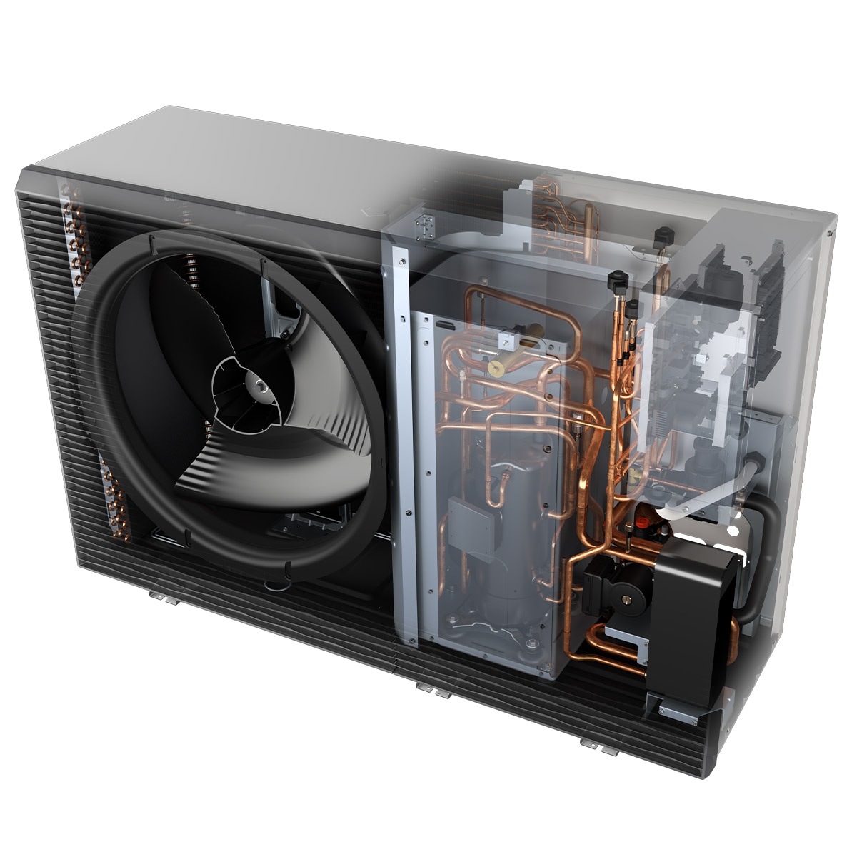 LG Therma V R290 Monobloc Luft-Wasser-Wärmepumpe, HM093HF.UB40, 400 V, 9 kW