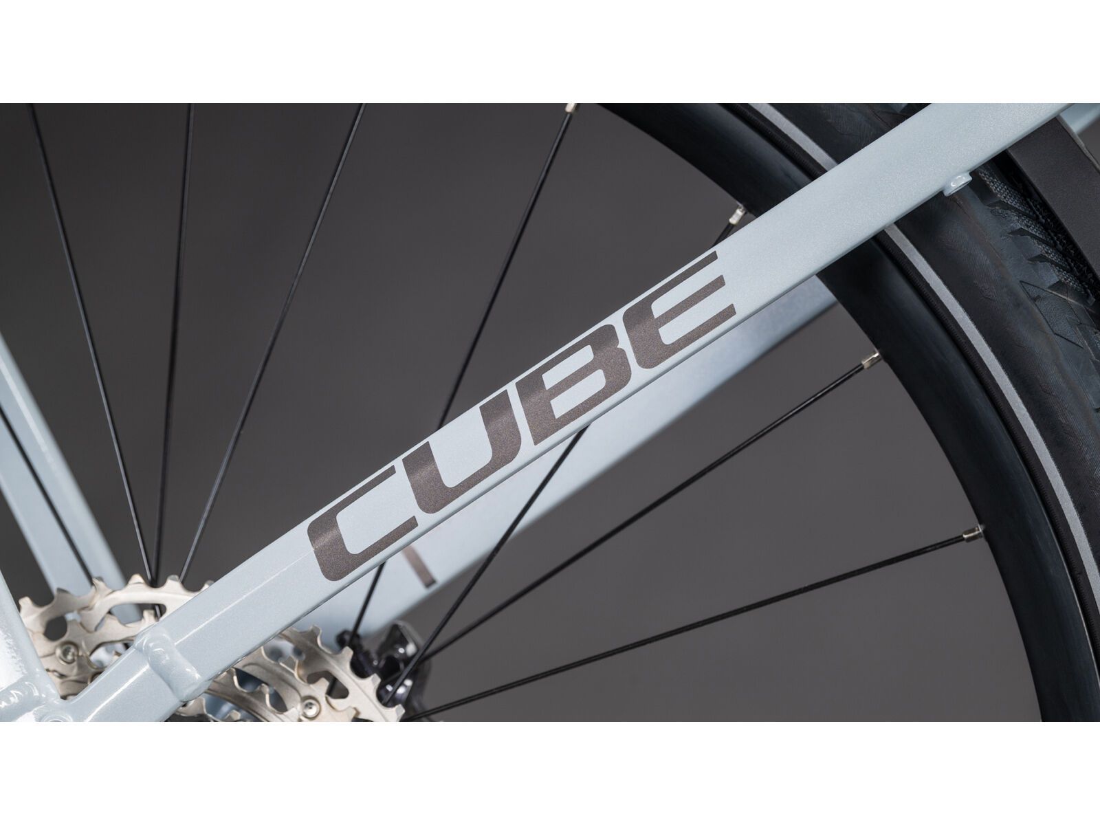 Cube Kathmandu Hybrid SLX 800 Easy Entry, foggrey´n´grey