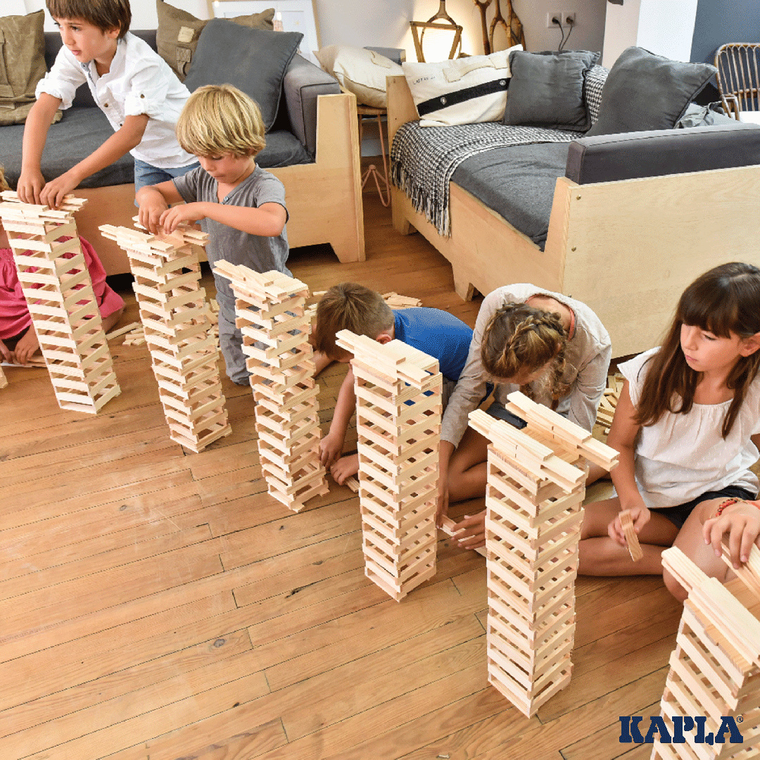 KAPLA - Kasten, naturfarben, 1000 Teile