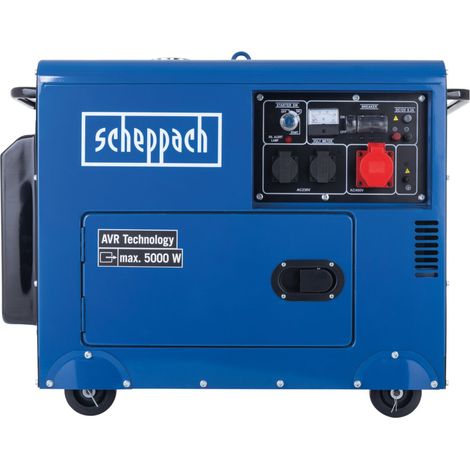 Scheppach SG5200D Diesel-Stromerzeuger 5000W E-Start