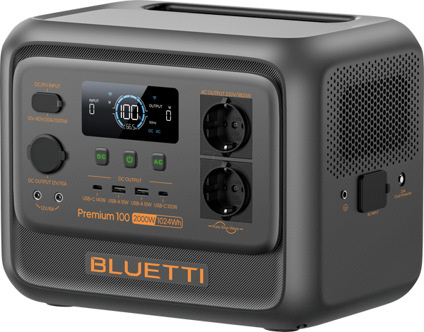 Bluetti Premium 100 V2, Powerstation, 2000 W, 1024 Wh