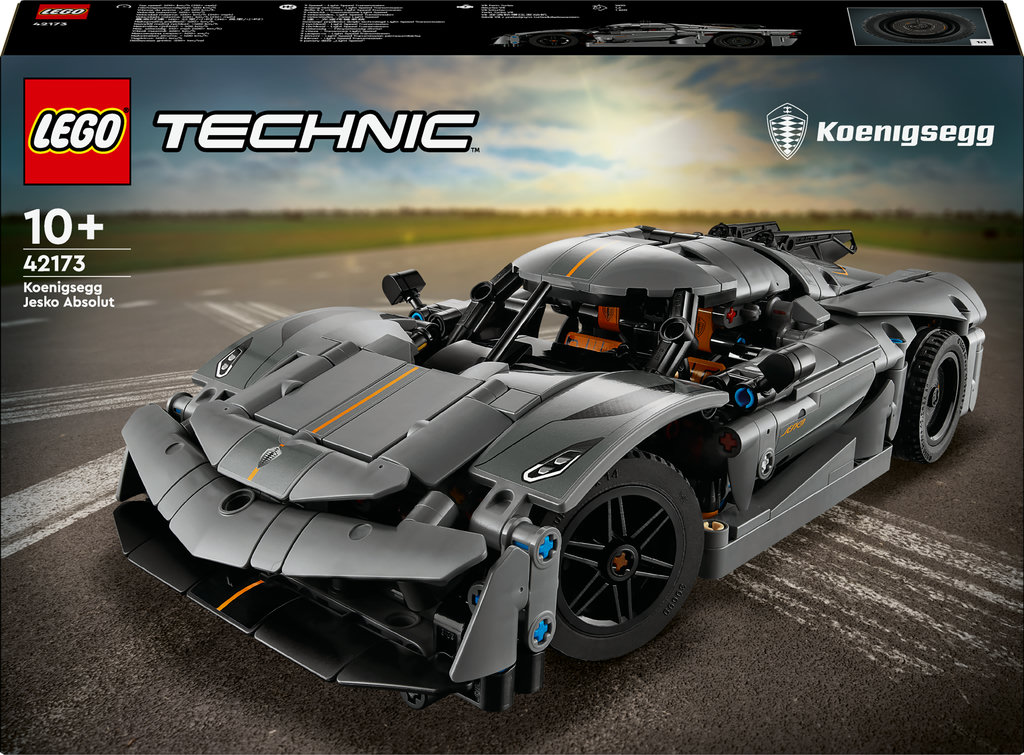 LEGO® Koenigsegg Jesko Absolut Supersportwagen in Grau - 42173