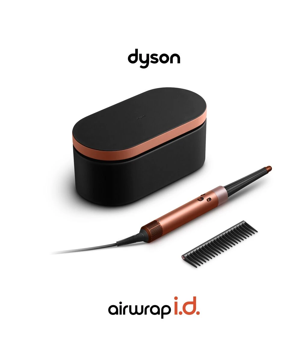 Dyson Airwrap i.d. Straight & Wavy Multistyler Ceramic Amber Silk Schwarz, Roségold