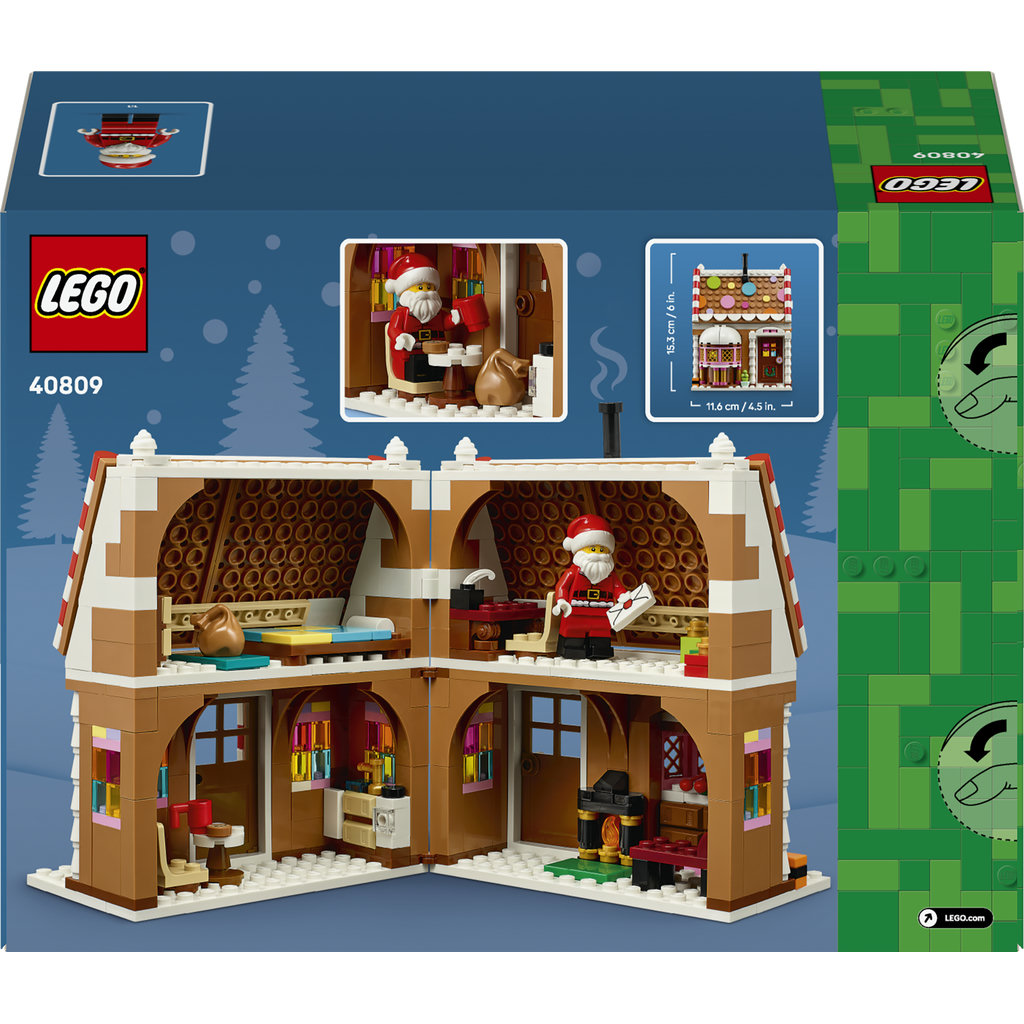 LEGO® Weihnachtliches Lebkuchenhaus - 40809