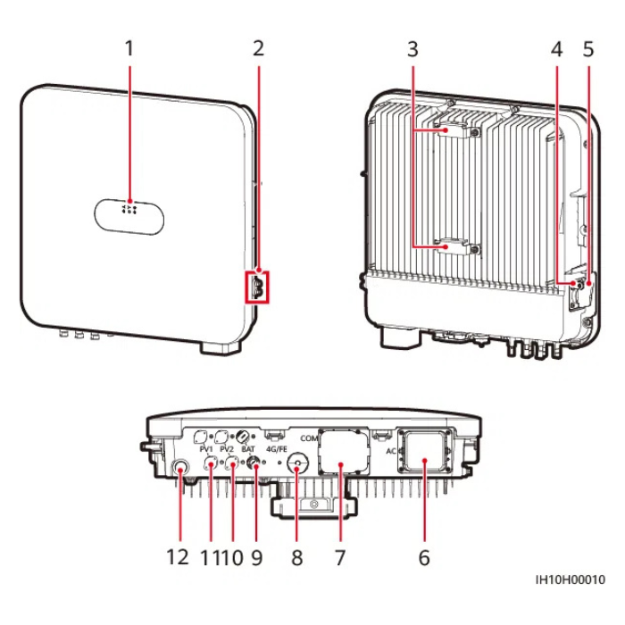 Huawei SUN2000-10K-MAP0 Hybrid Wechselrichter 10 kW