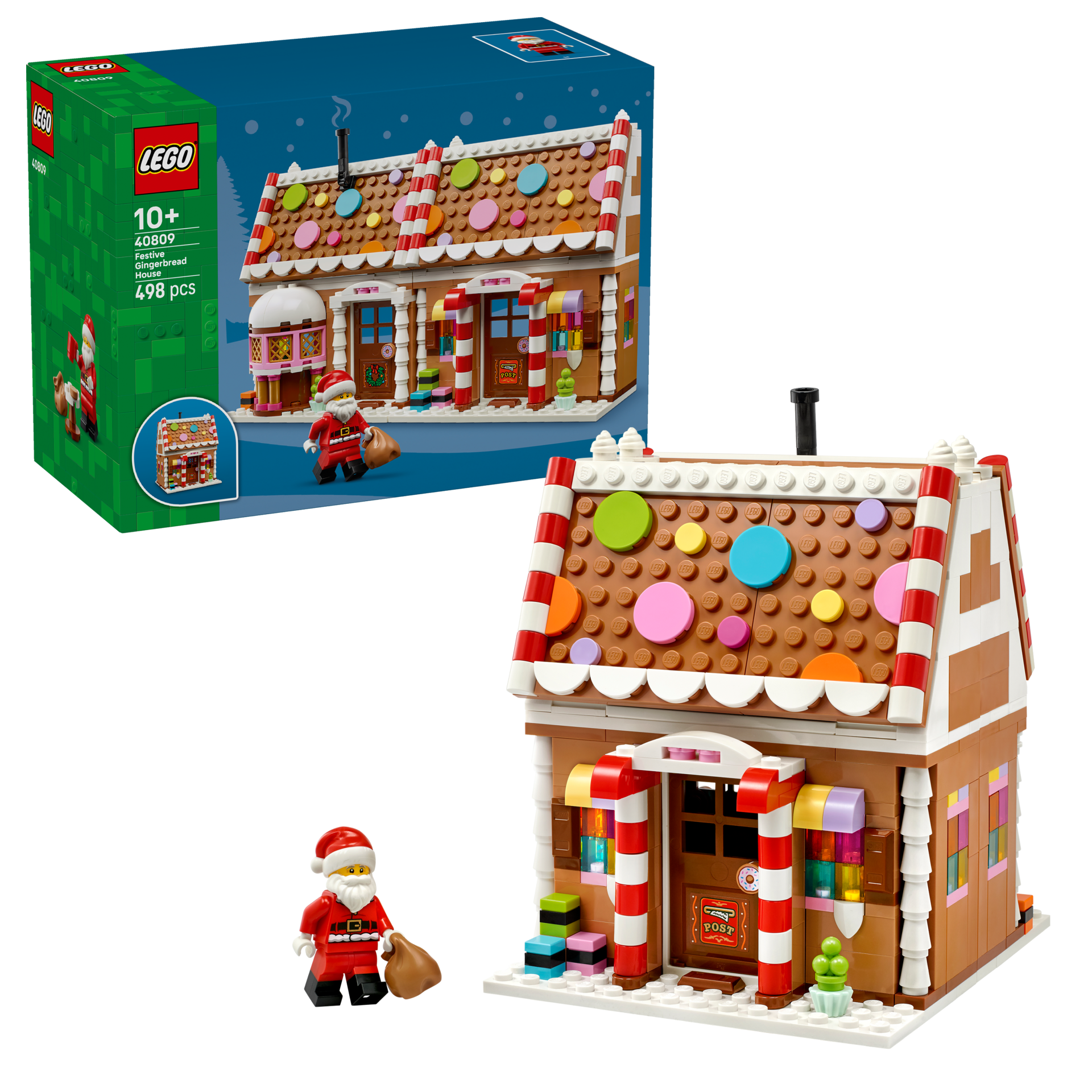 LEGO® Weihnachtliches Lebkuchenhaus - 40809