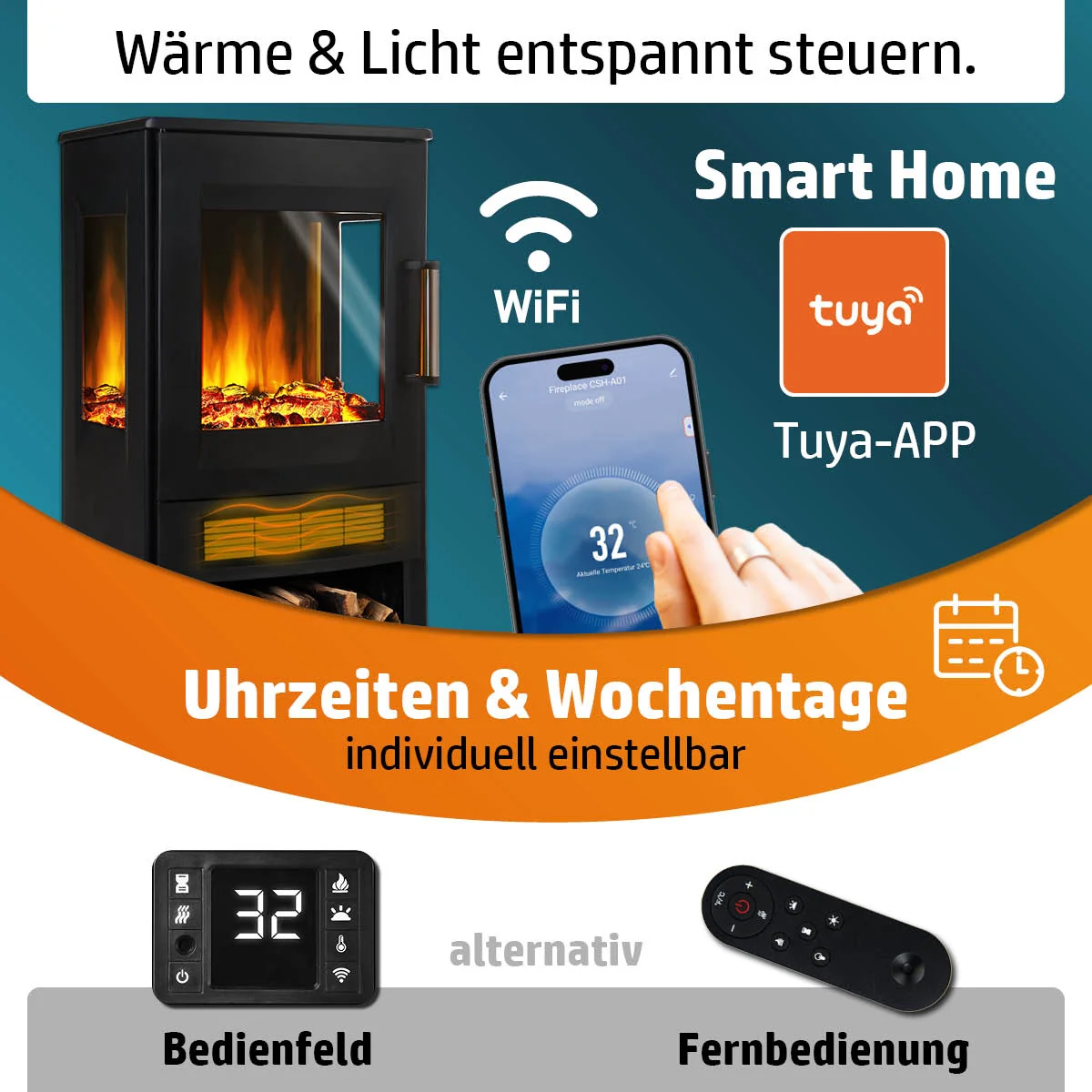 Ambiness Elektrokamin Magnus