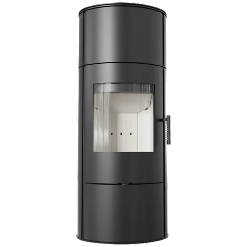 Kratki Kaminofen | Rollo Hoch | Ø 150 | 7 kW | Innenverkleidung weiß
