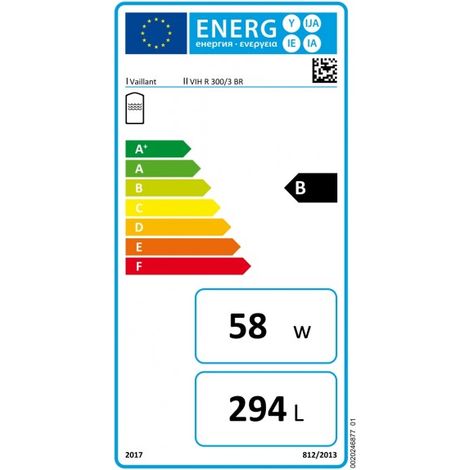 Vaillant uniSTOR plus VIH R 300/3 BR Warmwasserspeicher 249 l bodenstehend