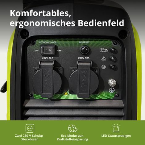 Könner & Söhnen KSB 22i S, 2,0 kW, schallgedämmt, Benzin Inverter Stromerzeuger