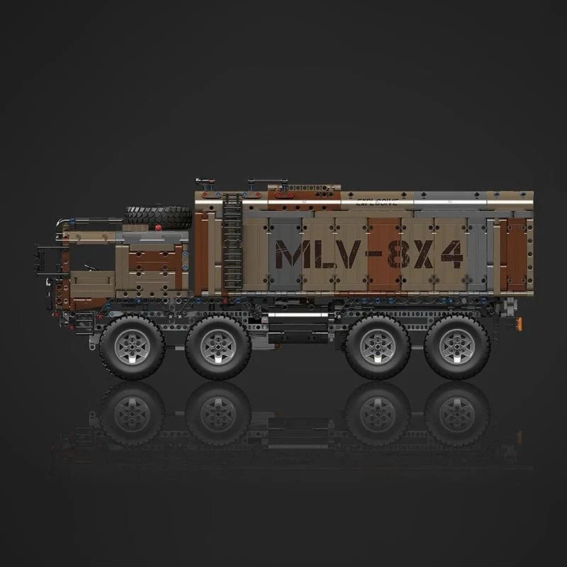 Mould King 20044 RC Militär-Raketentransporter 8x4