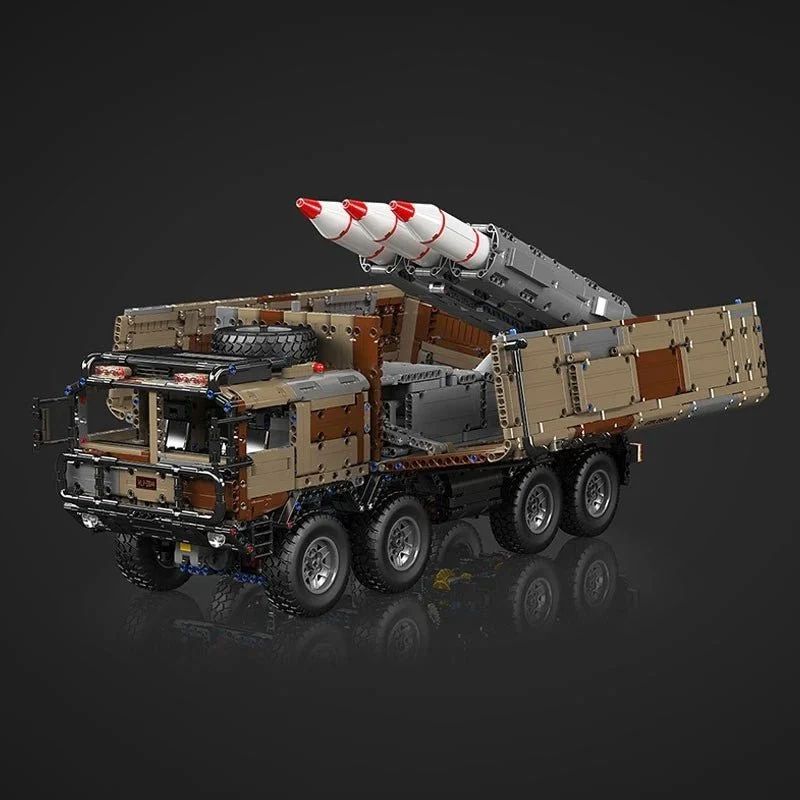 Mould King 20044 RC Militär-Raketentransporter 8x4