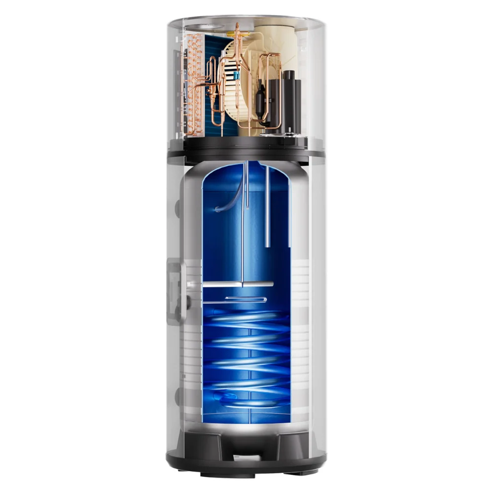Haier HP200M7C-F9 Brauchwasserwärmepumpe mit Wärmetauscher, 200 Liter, R290