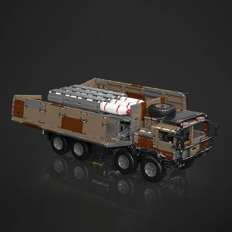 Mould King 20044 RC Militär-Raketentransporter 8x4