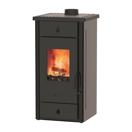 Wamsler Kaminofen Luke anthrazit mit Kochplatte 8 kW
