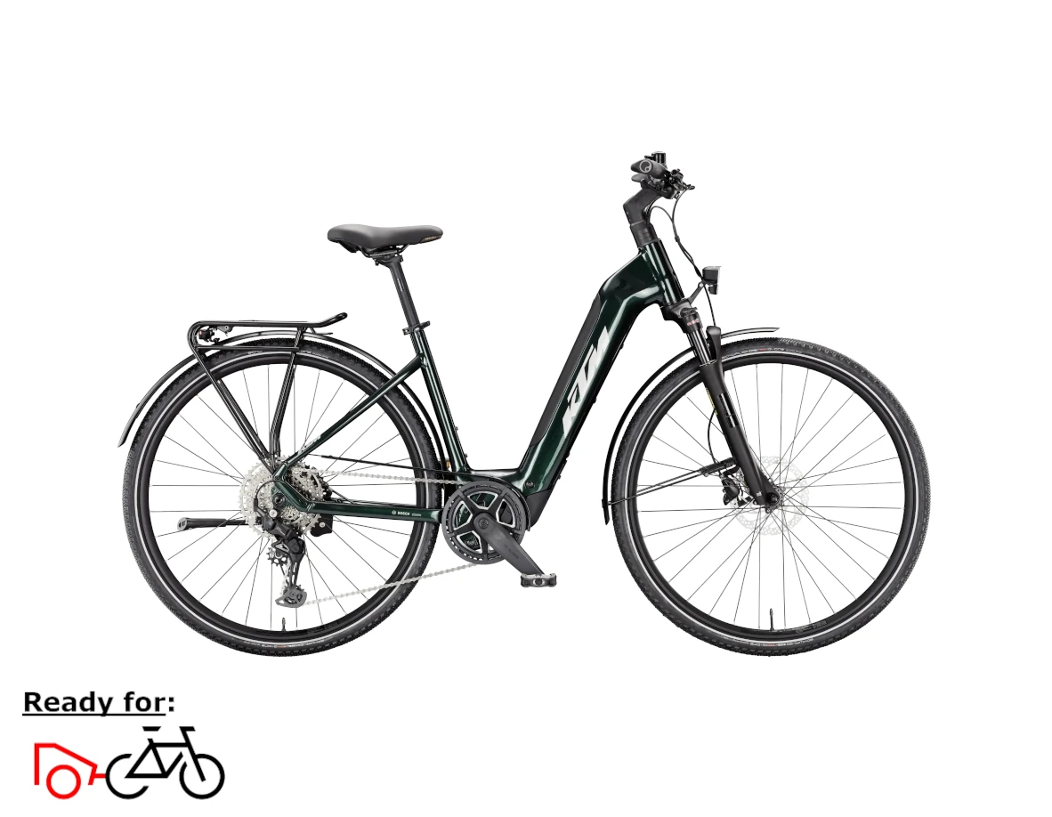 KTM Macina Sport SX 20, Wave, L56 - 400WH, Freilauf, smaragd black, 28"