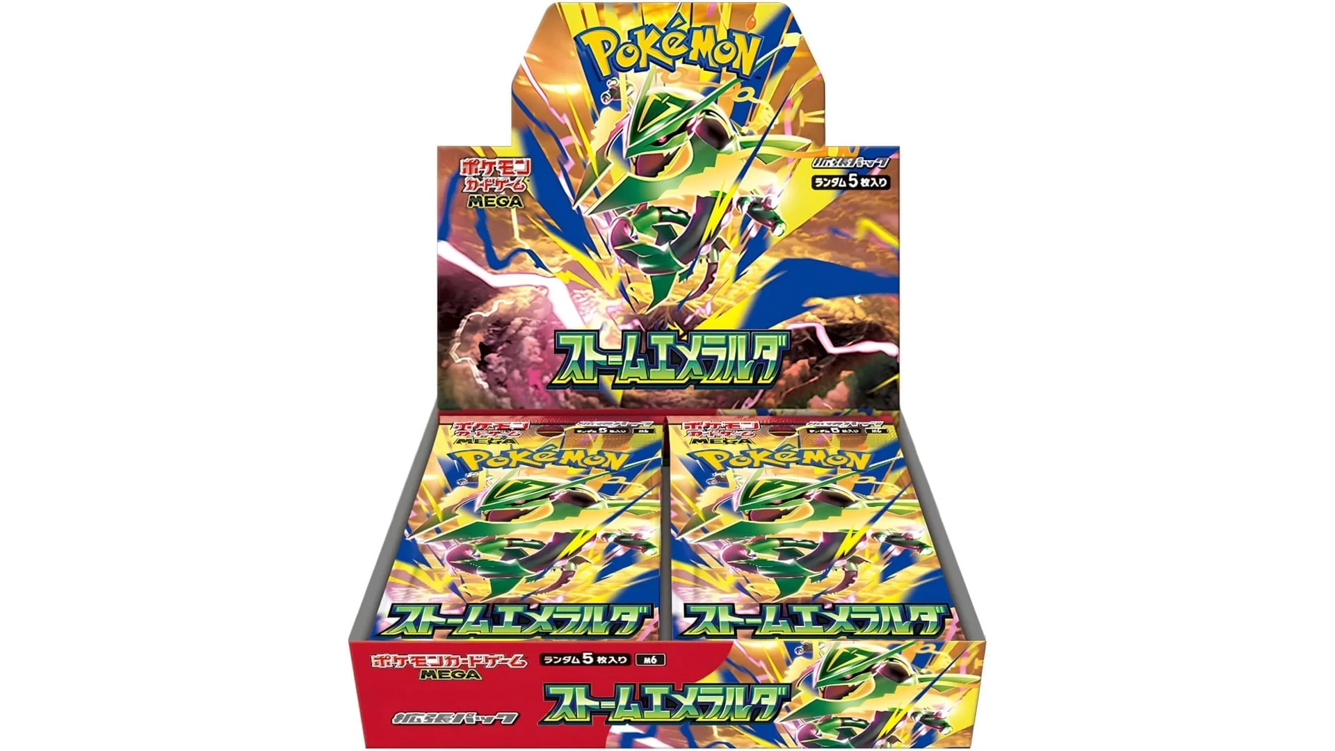 Pokémon Storm Emeralda Display M6 Japanisch