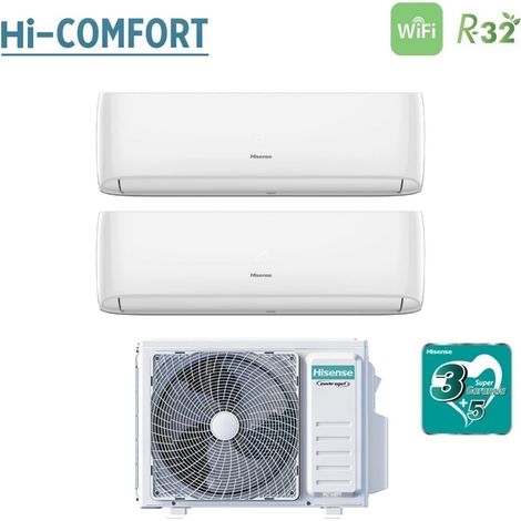 Hisense Dual Split Inverter-Klimaanlage HI-COMFORT 9+9 Serie mit 2AMW35U4RGC R-32