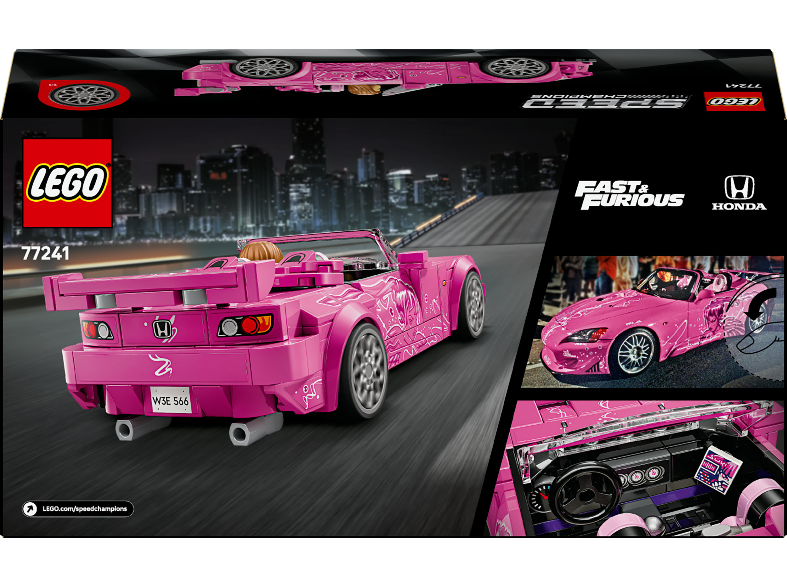LEGO® Speed Champions 2 Fast 2 Furious – Honda S2000 Modellauto 77241