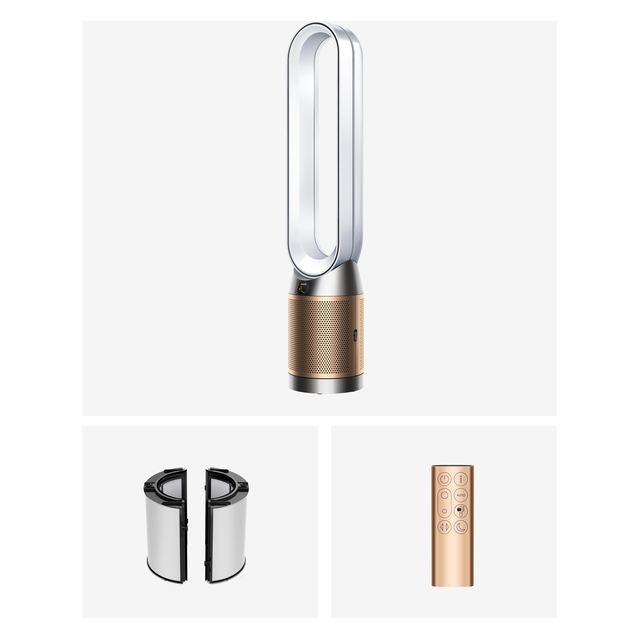Dyson Purifier Cool PC2 De-NOx HEPA-Luftreiniger 60,2 m³/h Gold, Weiß