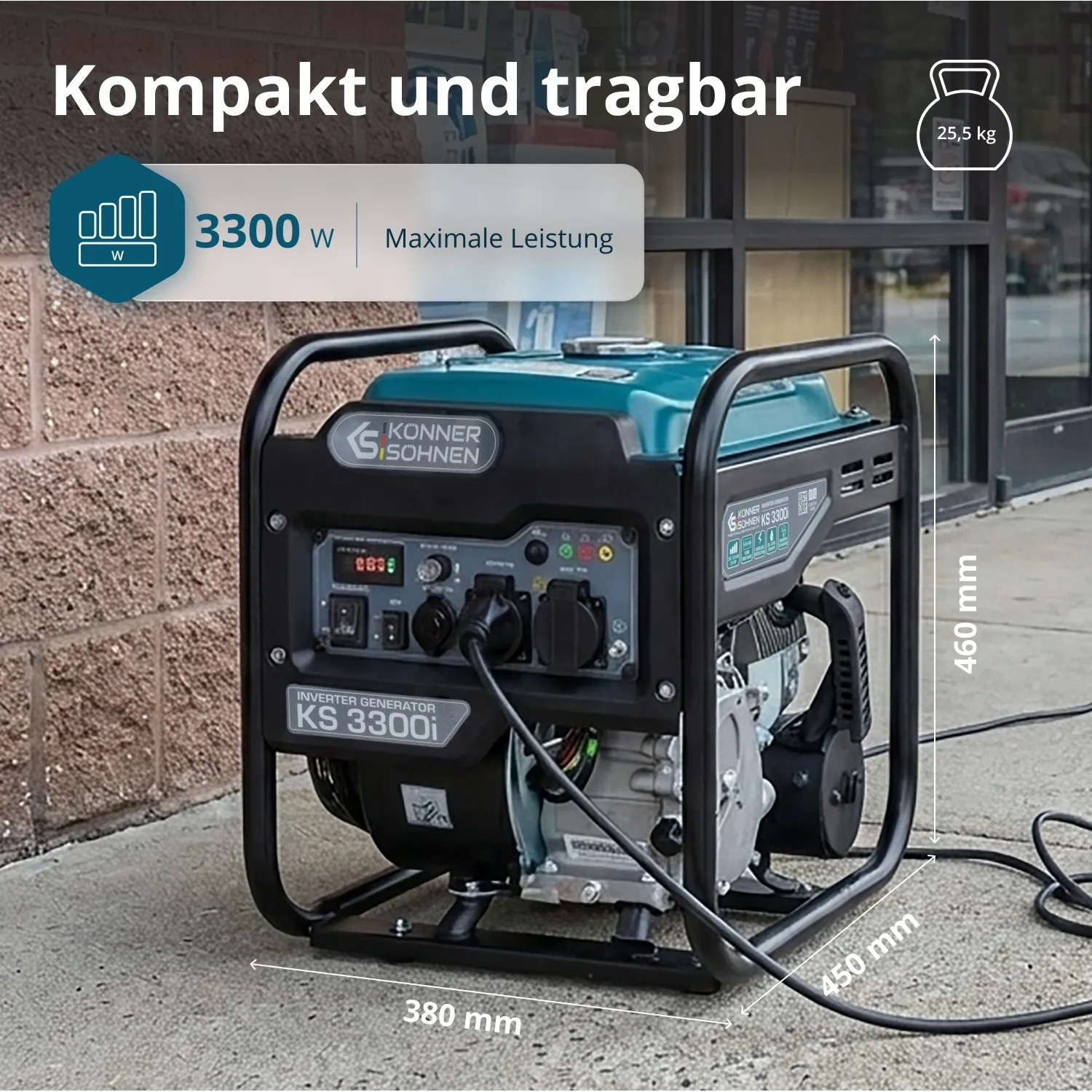 Könner & Söhnen Inverter-Generator KS 3300i
