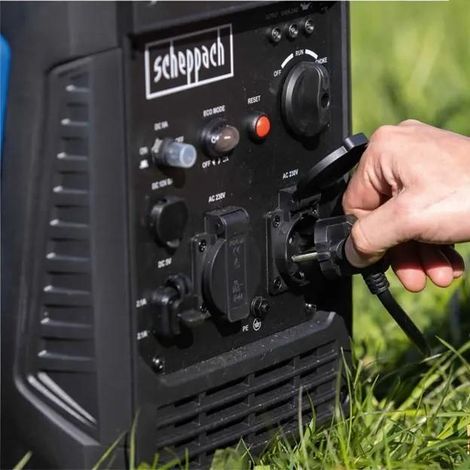 SCHEPPACH SG3500i 3000 W 3500 W Spitze 6,3 l schwarz-blau 66 dB, Inverter-Generator