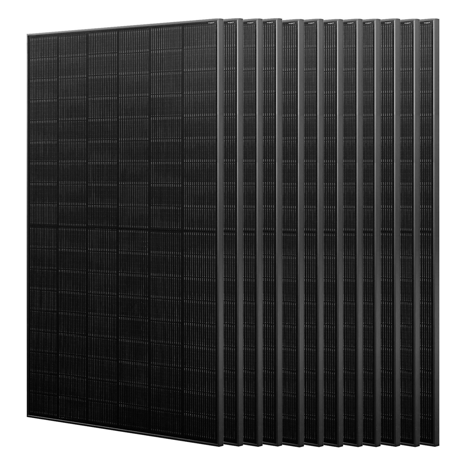 JA Solar JAM54D41 LB Solarmodul 455 W Bifazial Glas-Glas Full Black – Palette (36 Stück)