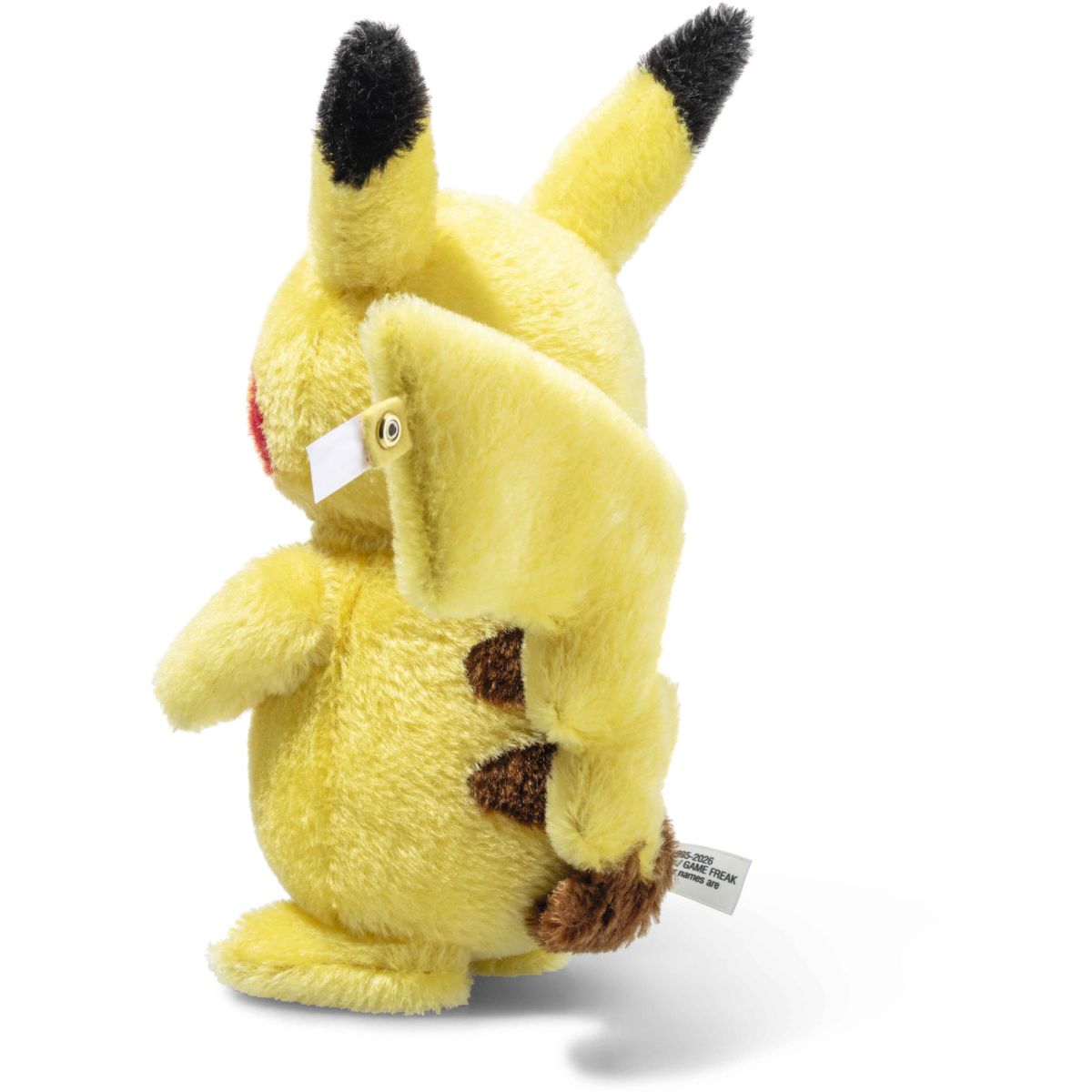 Steiff 356452 Pokemon Pikachu, Mohair, 21 cm, gelb