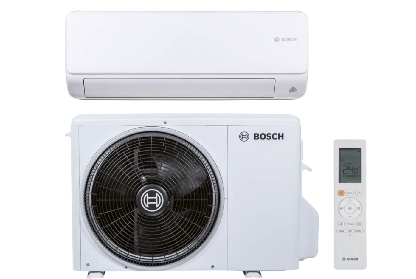 Bosch Climate 6000i Inverter Klimaanlage Set 2,6kW A+++ (CL6001i-Set 26 WE)